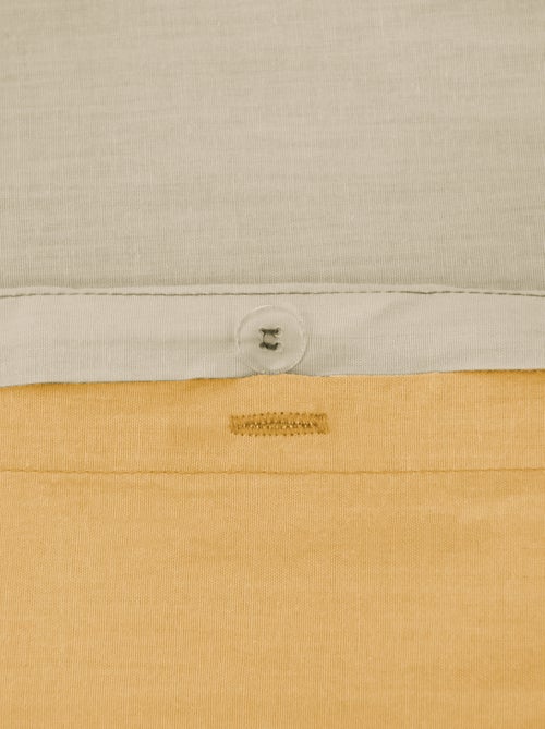 Juego de cama + 2 fundas de almohada en algodón liso 240x220 - 260x240 - Kiabi