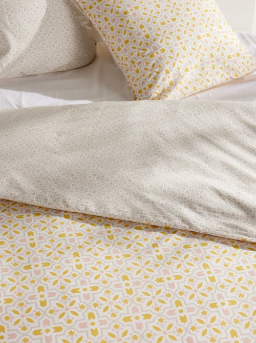 Juego de cama 2 personas 3 piezas - Funda nórdica + 2 fundas de almohada - Kiabi