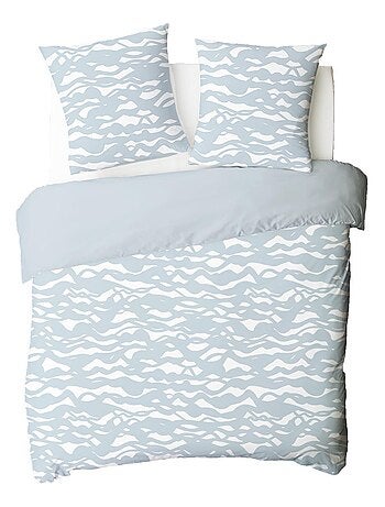 Juego de cama 2 personas reversible en algodón – NORDIC – Future Home