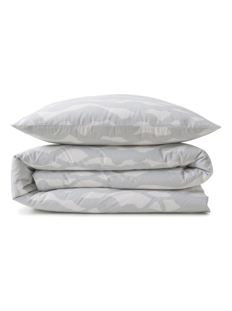 Juego de cama 2 personas reversible en algodón – NORDIC – Future Home Azul - Kiabi