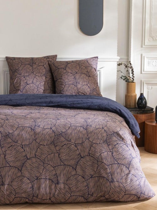 Juego de cama 2 plazas 'NINON' algodón reversible – 240 x 220 cm Future Home - Kiabi Juego de cama 2 plazas 'NINON' algodón reversible – 240 x 220 cm Future Home - Kiabi