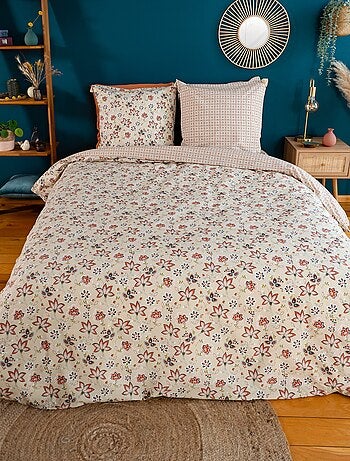 Juego de cama 3 piezas 2 personas - Funda nórdica + 2 fundas de almohada