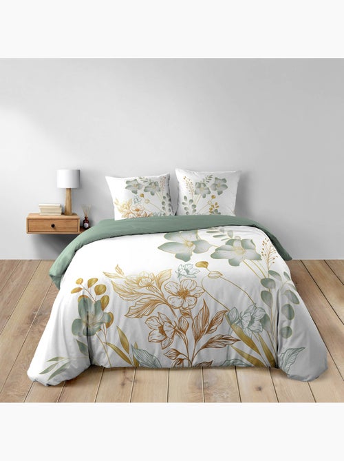 Juego de cama 3 piezas 240 x 220 cm – algodón 42 hilos – lolita - Kiabi Juego de cama 3 piezas 240 x 220 cm – algodón 42 hilos – lolita - Kiabi