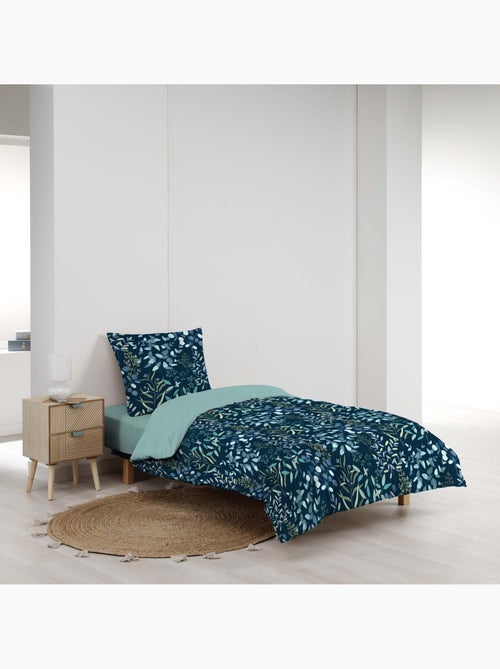 Juego de cama 3 piezas algodón 57 hilos estampado allover stacy - Kiabi Juego de cama 3 piezas algodón 57 hilos estampado allover stacy - Kiabi