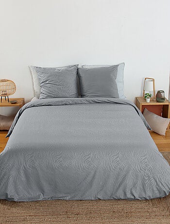 Juego de cama 3 piezas cebra, funda y fundas de almohada