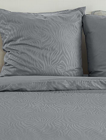 Juego de cama 3 piezas cebra, funda y fundas de almohada