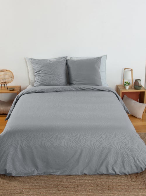 Juego de cama 3 piezas cebra, funda y fundas de almohada - Kiabi Juego de cama 3 piezas cebra, funda y fundas de almohada - Kiabi