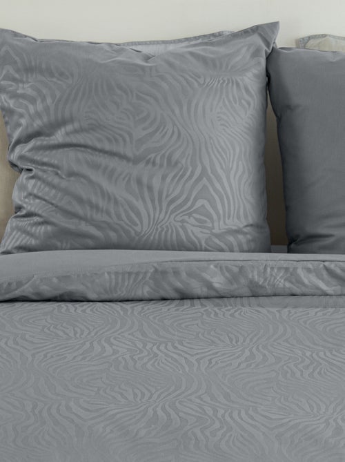 Juego de cama 3 piezas cebra, funda y fundas de almohada - Kiabi Juego de cama 3 piezas cebra, funda y fundas de almohada - Kiabi