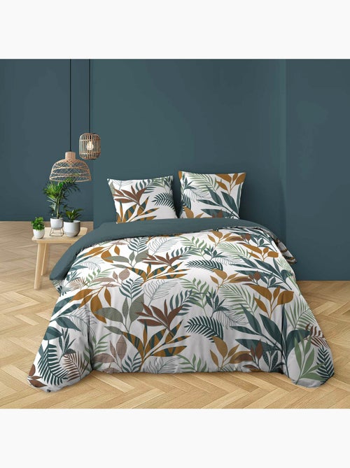 Juego de cama 3 piezas estampado algodón 57 hilos assana - Kiabi Juego de cama 3 piezas estampado algodón 57 hilos assana - Kiabi