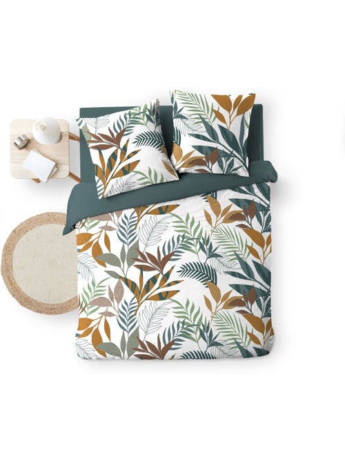 Juego de cama 3 piezas estampado algodón 57 hilos assana - Kiabi Juego de cama 3 piezas estampado algodón 57 hilos assana - Kiabi
