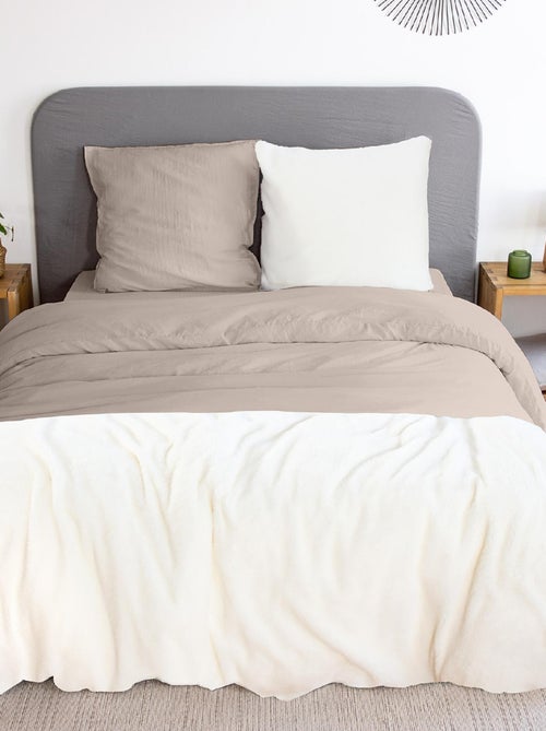 Juego de cama 3 piezas Sherpa - Kiabi Juego de cama 3 piezas Sherpa - Kiabi