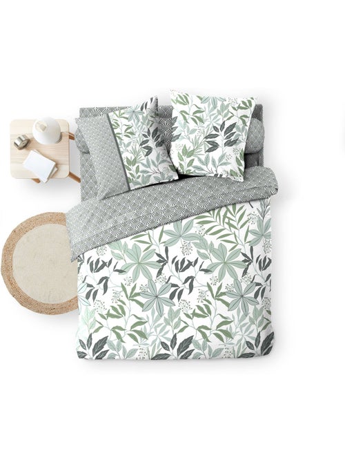 Juego de cama 6 piezas voltine – 100% algodón – 42 hilos/cm² - Kiabi Juego de cama 6 piezas voltine – 100% algodón – 42 hilos/cm² - Kiabi