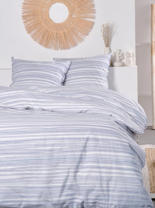 Juego de cama a 'rayas'  - Doble - Kiabi
