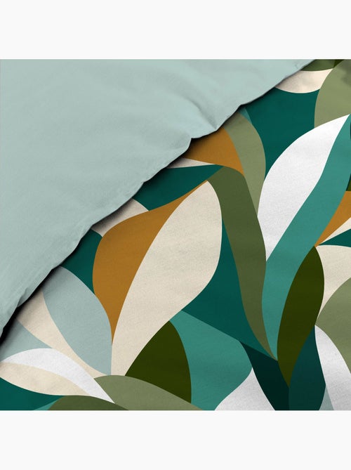 Juego de cama algodón 42 hilos estampado swany + 2 fundas de almohada - Kiabi Juego de cama algodón 42 hilos estampado swany + 2 fundas de almohada - Kiabi