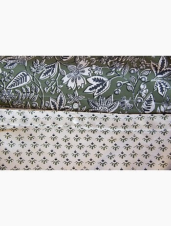 Juego de cama Armonía Botánica Reversible