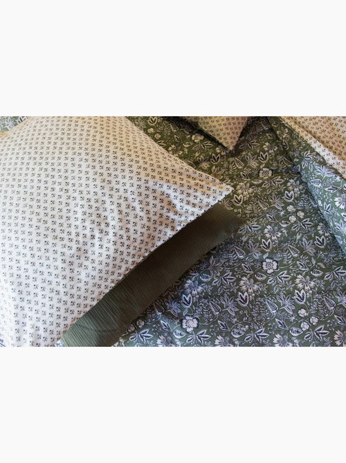 Juego de cama armonía botánica reversible - Kiabi Juego de cama armonía botánica reversible - Kiabi