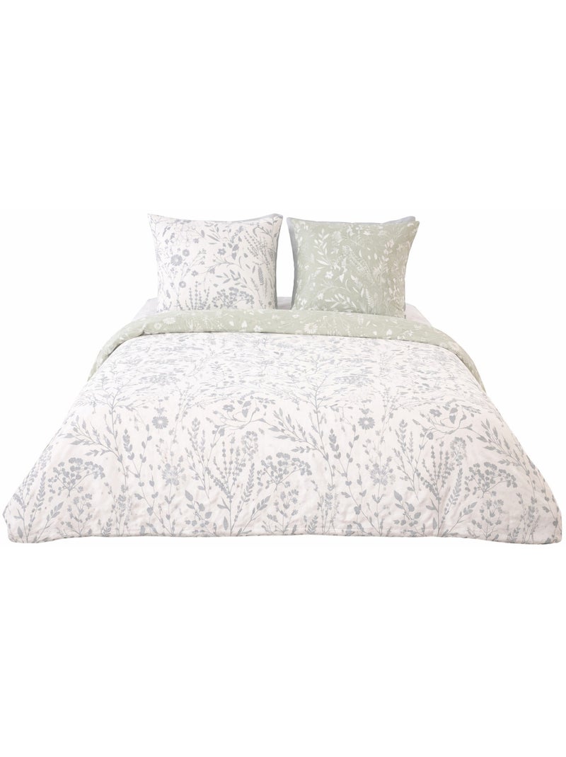 Juego de cama Armonía Vegetal Blanco - Kiabi