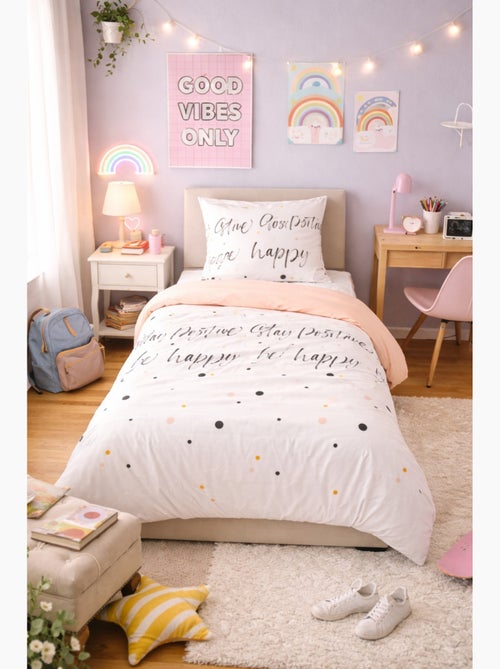 Juego de cama Be Happy - Kiabi Juego de cama Be Happy - Kiabi