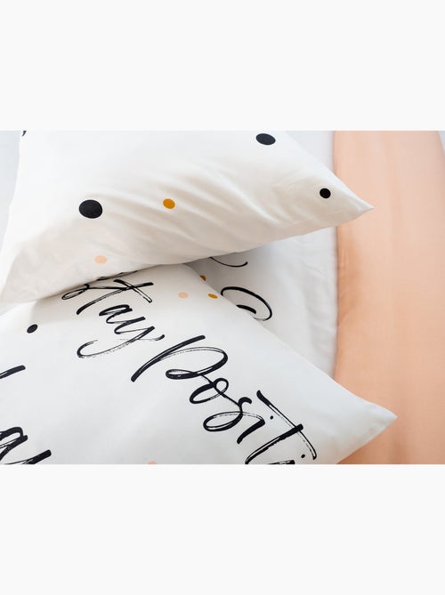 Juego de cama Be Happy - Kiabi Juego de cama Be Happy - Kiabi