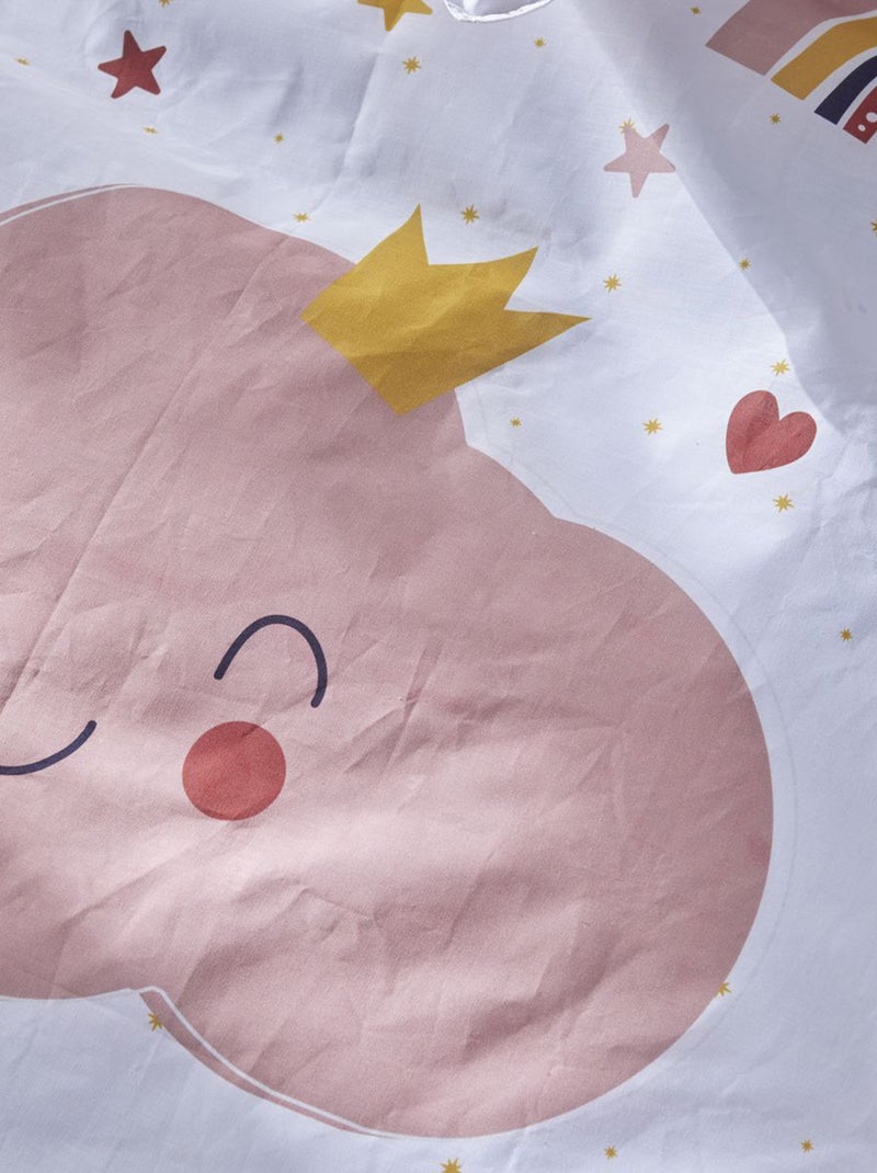 Juego de cama 'cabeza en las nubes' - Individual BLANCO - Kiabi