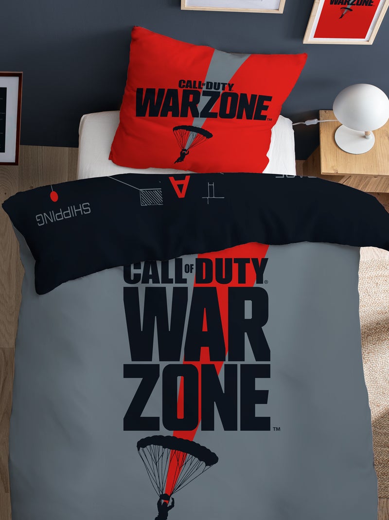 Juego de cama 'Call of Duty' - Individual negro/gris - Kiabi
