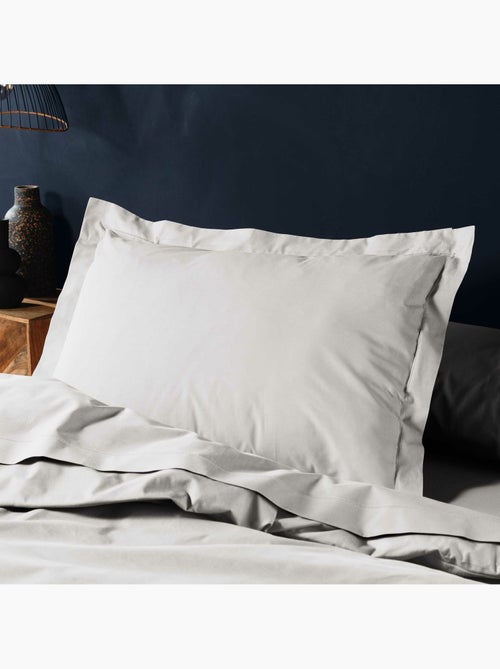 Juego de cama completo - 100% algodón 57 hilos - sábana bajera + 4 fundas de almohada - Kiabi
