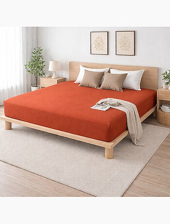 Juego de cama completo – 2 fundas de almohada 63x63 cm + sábana bajera