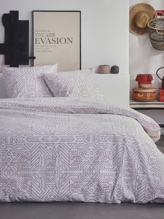 Juego de cama con estampado - Doble