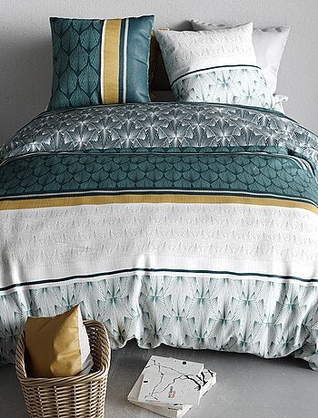 Juego de cama con estampado - Doble