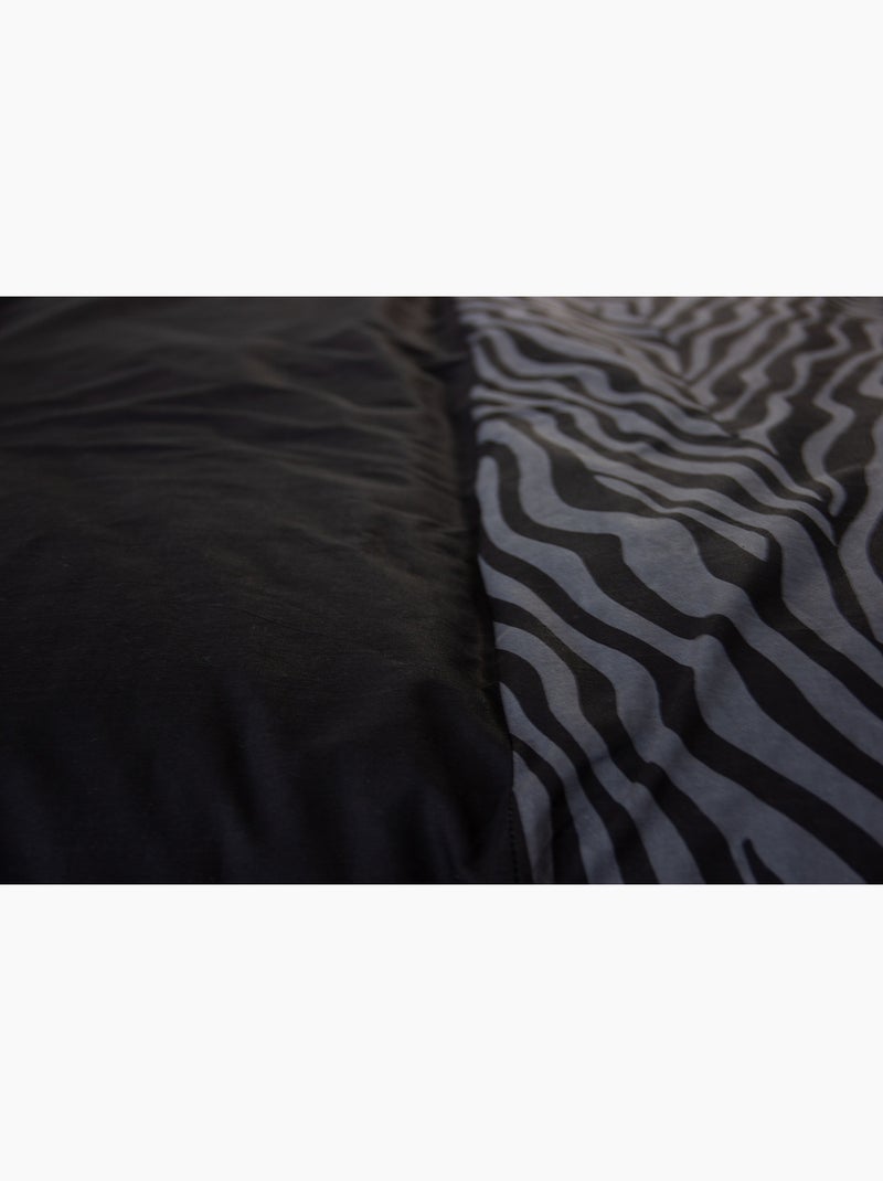 Juego de cama con estampado animal Negro - Kiabi
