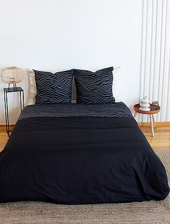 Juego de cama con estampado de cebra - 2 personas