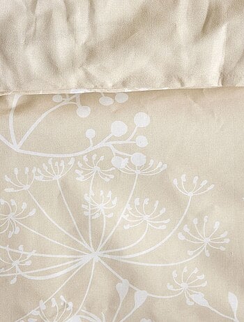 Juego de cama con estampado de flores - Doble