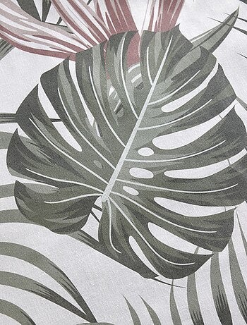 Juego de cama con estampado de hojas - Doble