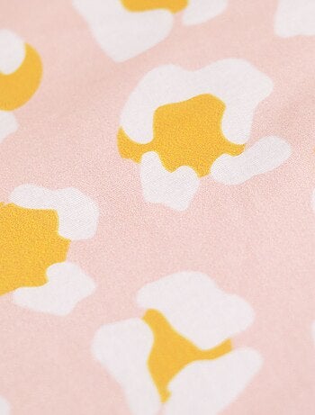 Juego de cama con estampado de leopardo - Doble