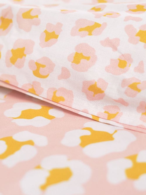 Juego de cama con estampado de leopardo - Doble - Kiabi