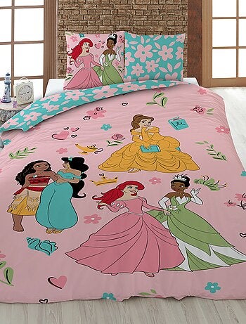 Juego de cama con estampado de princesas 'Disney' - Individual