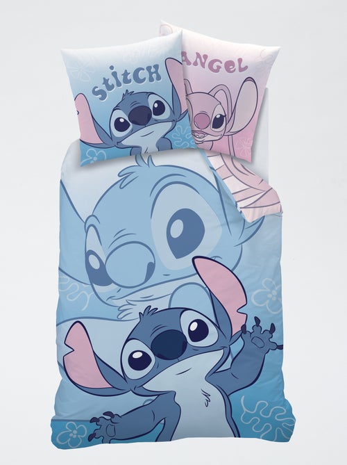 Juego de cama con estampado de 'Stitch y Angel' - 1 persona - Kiabi