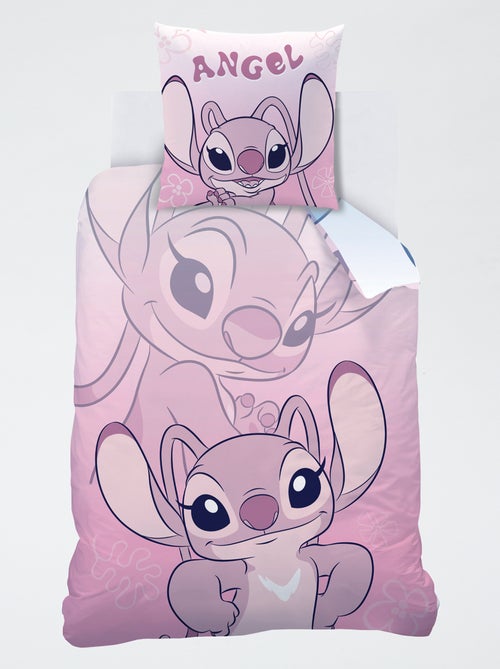 Juego de cama con estampado de 'Stitch y Angel' - 1 persona - Kiabi