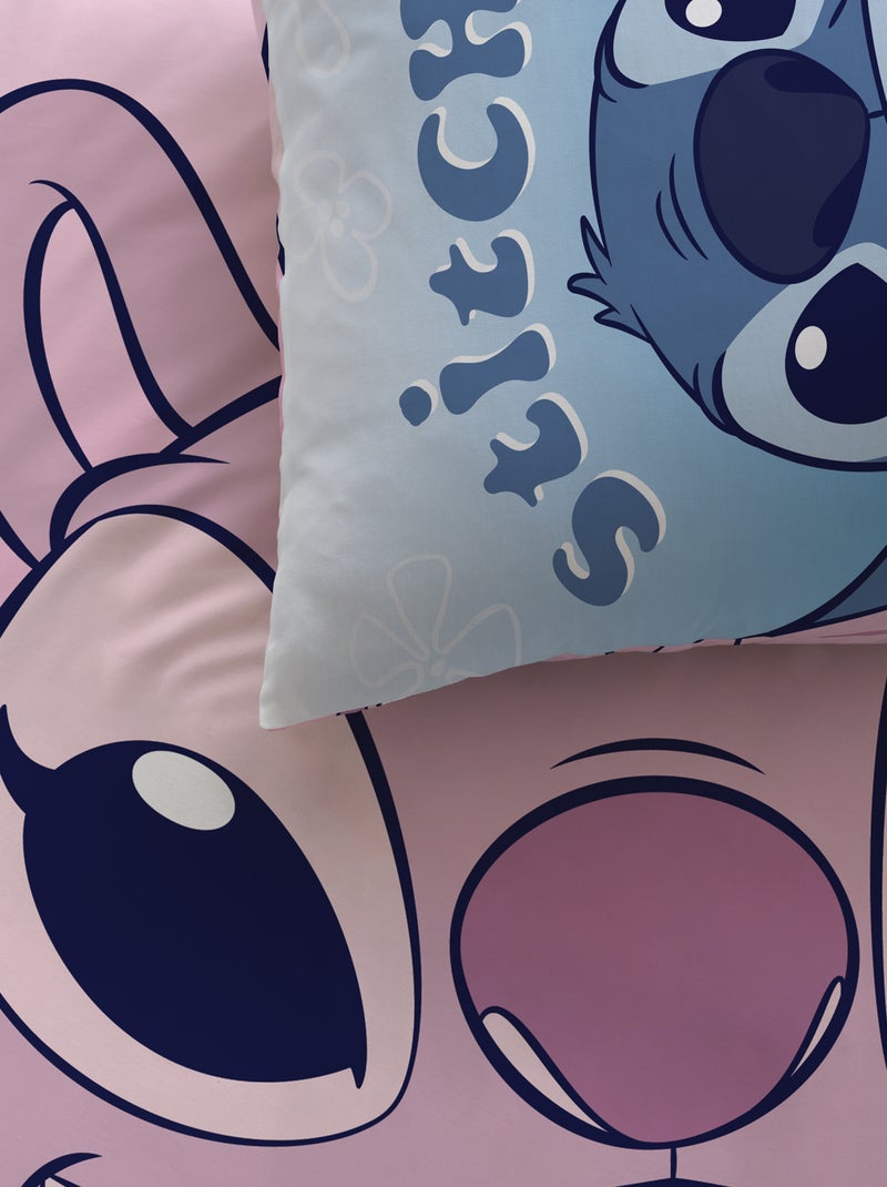 Juego de cama con estampado de 'Stitch y Angel' - 1 persona Azul - Kiabi