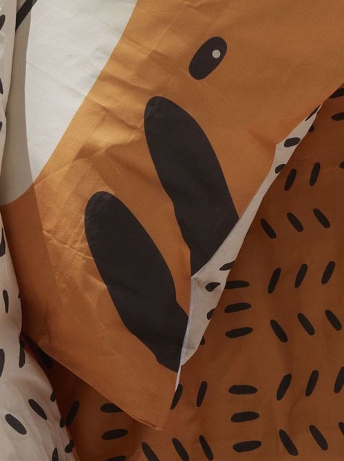 Juego de cama con estampado de tigre - Individual - Kiabi