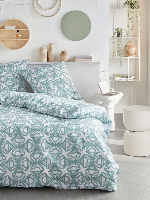Juego de cama con estampado gráfico - 2 personas - Kiabi