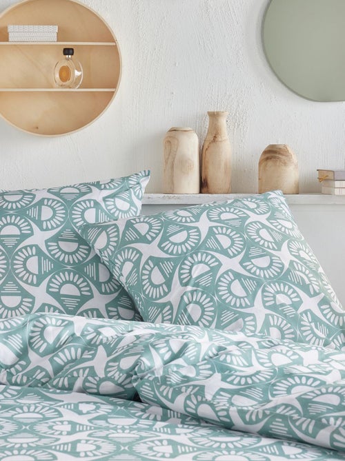Juego de cama con estampado gráfico - 2 personas - Kiabi