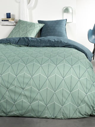 Juego de cama con estampado gráfico - Doble