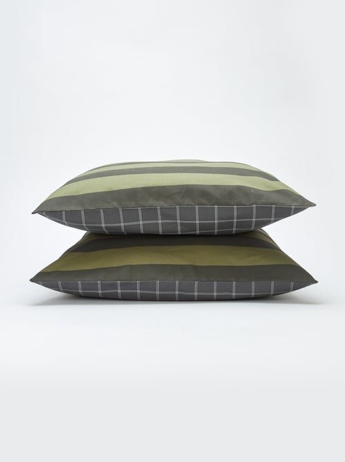 Juego de cama con funda nórdica (240x220 cm) + fundas de almohada - Kiabi