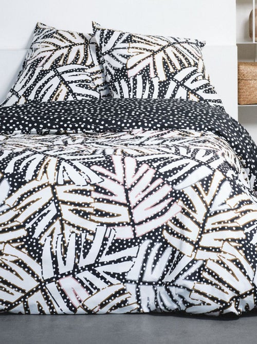 Juego de cama con motivo de naturaleza  - Doble - Kiabi