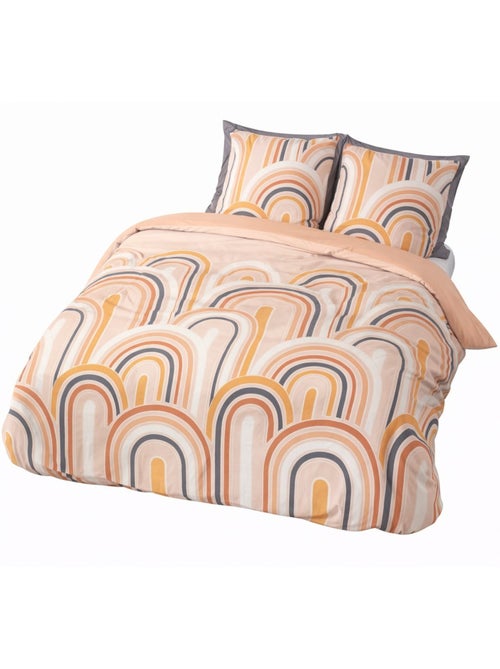 Juego de cama con motivos de ARCOS retro - Kiabi Juego de cama con motivos de ARCOS retro - Kiabi