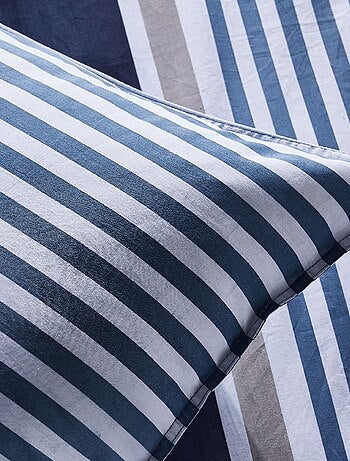Juego de cama con rayas - Doble