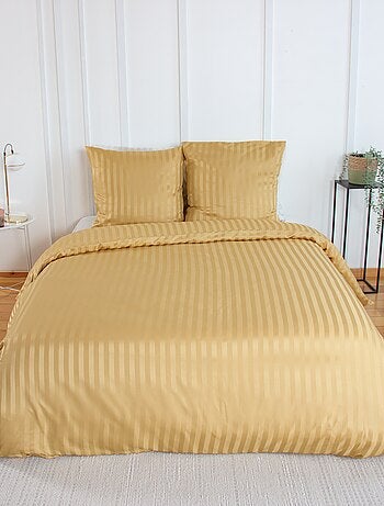 Juego de cama de 1 o 2 plazas de satén + 2 fundas de almohada