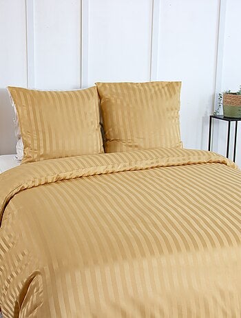 Juego de cama de 1 o 2 plazas de satén + 2 fundas de almohada