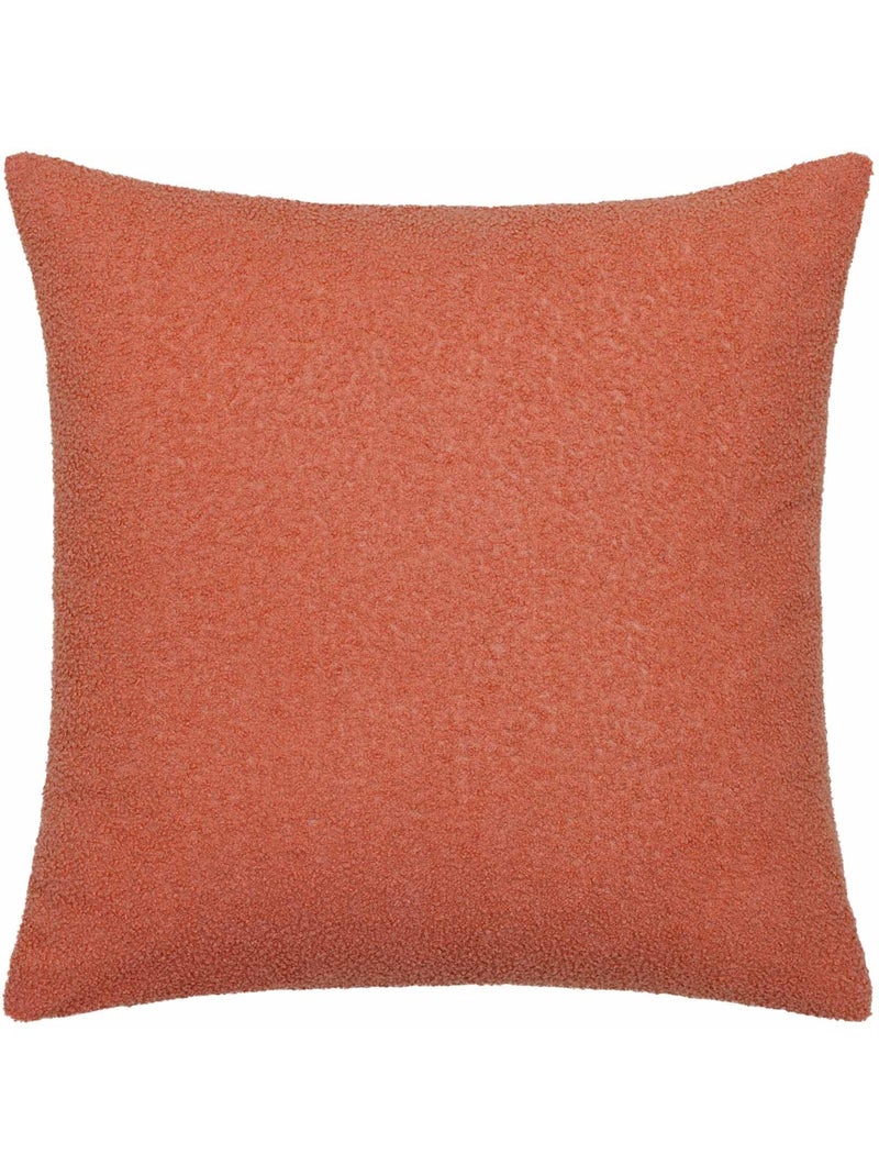 Juego de cama de 2 piezas de felpa con ribete a cuadros: funda nórdica + funda de almohada Naranja - Kiabi
